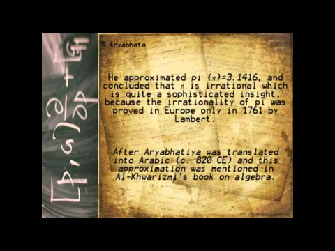 Indian Mathematics Part 2 - Aryabhatta