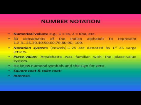ARYABHATTA MATHEMATICAL CONTRIBUTIONS- THIYAGU SURIYA