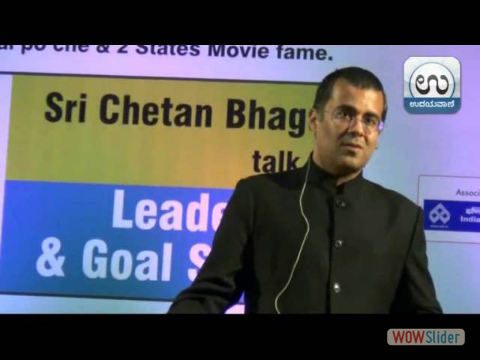 Chetan Bhagat in Mangalore - Motivational Speech