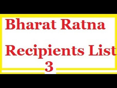 Bharat Ratna Recipients List 3
