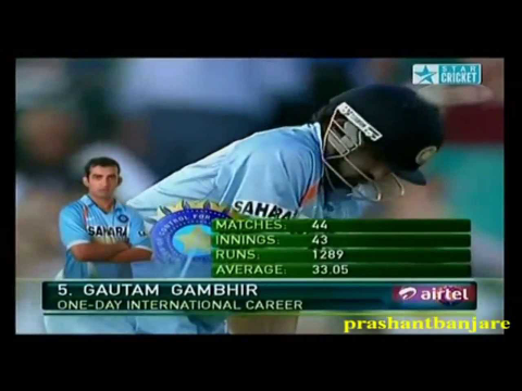 Gautam Gambhir - The forgotten Hero