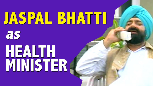 Jaspal Bhatti as the Health Minsiter | RAINY SEASON EPISODE SKIT | FULL TENSION |