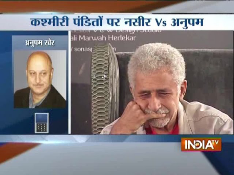 Naseeruddin Shah vs Anupam Kher: Legends Clashing over 'Kashmiri Pandits'