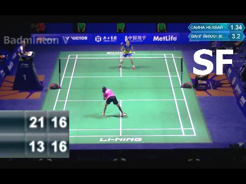 Saina NEHWAL vs WANG Yihan | 2015 China Open Semi FINAL