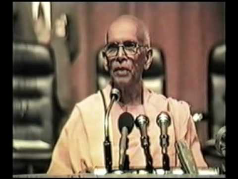 Swami Ranganathananda_1985 Indira Gandhi Award Felicitation Speech_1.avi