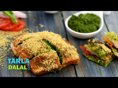 Masala Toast (Mumbai Roadside Snacks) by Tarla Dalal