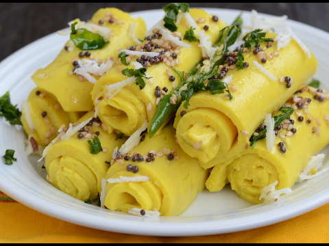 Khandvi (Gujarati Recipe) - Master Chef Tarla Dalal