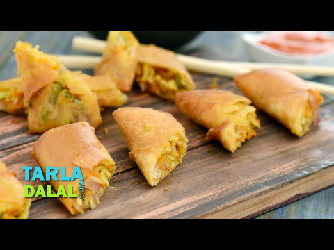 Spring Rolls By Tarla Dalal