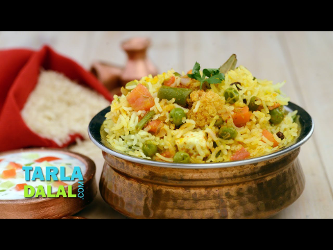 Vegetable Biryani by Tarla Dalal
