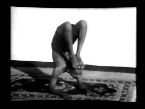 Krishnamacharya & B.K.S. Iyengar in 1938 with Yoga Sutras,  Part 4 of 6