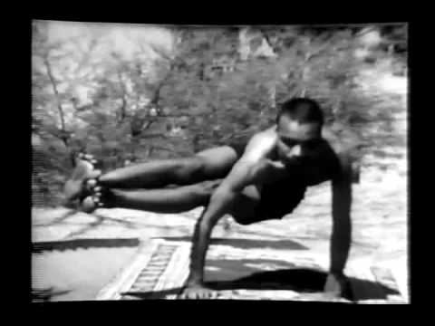 Krishnamacharya & B.K.S. Iyengar in 1938 with Yoga Sutras,  Part 1of 6