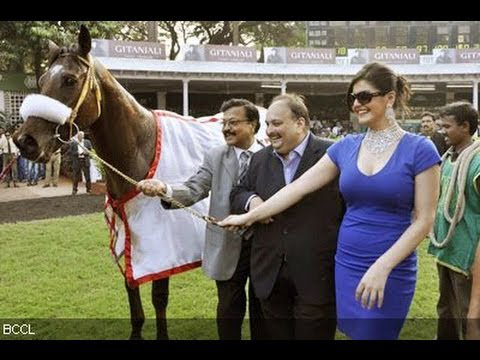 Vivek Oberai & Zarine Khan at Nakshatra Indian 2000 Guineas Race 2012 Part 1 - FULL VERSION
