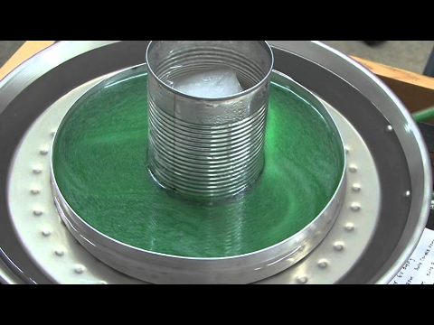 Cyclones and anticyclones experiment