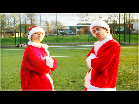 CHRISTMAS FOOTBALL CHALLENGES!!!! With ChrisMD & Tobi