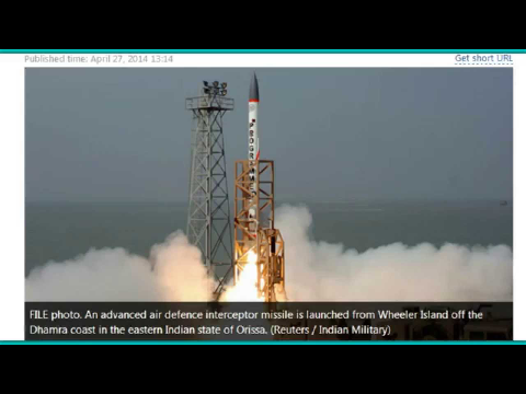 India Successfully Test Fires Long-Range Interceptor Missile