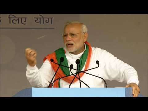 PM Modi's address at International Day of Yoga event at Rajpath, Delhi