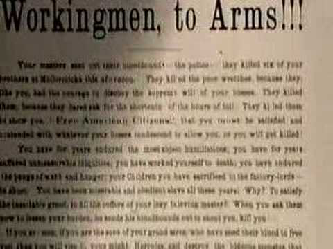 Haymarket Martyrs--Origin of International Workers Day Pt 1