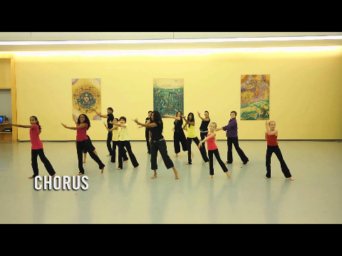 NBS International Dance Day 2012: Instructional Video for Bollywood Routine - Whole Sequence