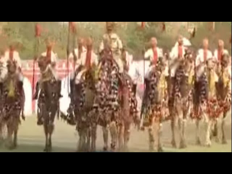 Camel Show Organized in Jaipur to Celebrate Rajasthan Foundation Day