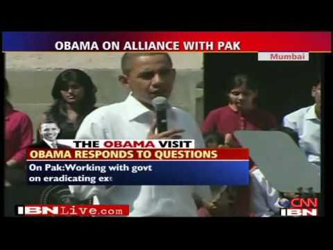 Indian Student Asks Obama, 