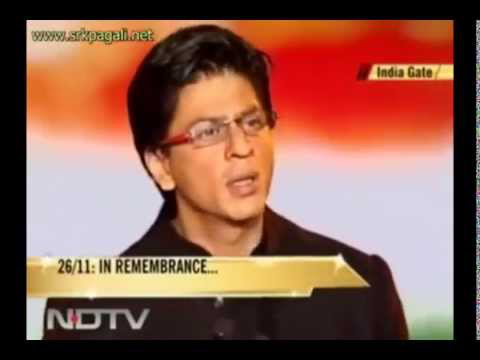 Must watch Speech by Shahrukh khan on Terrorism (@India Gate) just listen to him once.