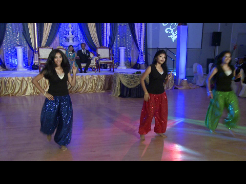 Indian Girls Wedding Dance Performance - An Indian Wedding at Garden Banquet Convention Center GTA