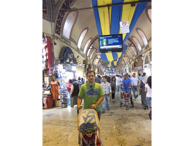 Adi and Sachin in a mall