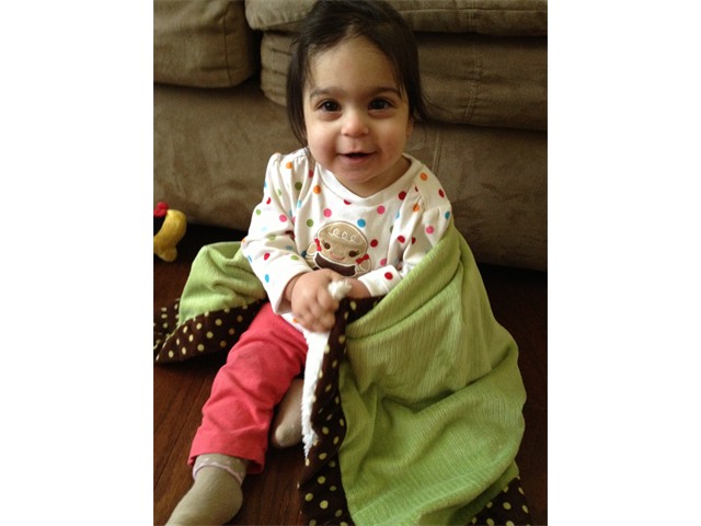 Diya_Playing_with blanket