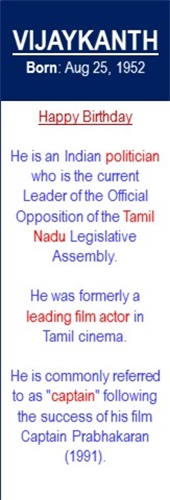 Vijayakanth_Birth_Aug-25