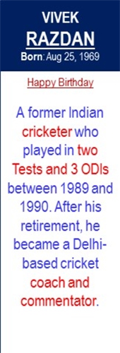 Vivek_Razdan_Birth_Aug-25