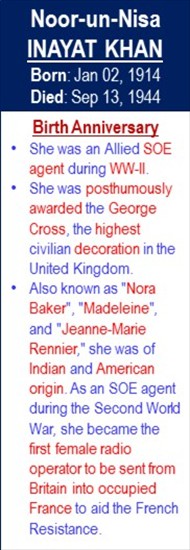 Noor-un-Nisa_Inayat_Khan_Birth_Jan-02