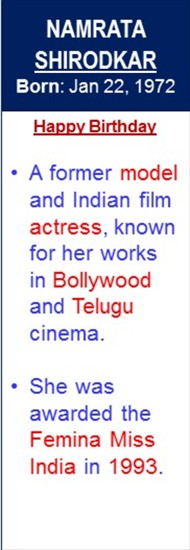 Namrata_Shirodkar_Birth_Jan-22