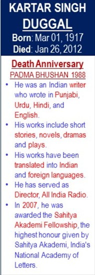 Kartar_Singh_Duggal_Death_Jan-26