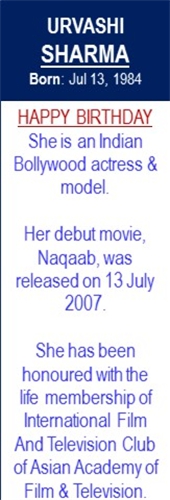 Urvashi_Sharma_Birth_Jul-13