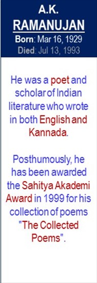 AK_Ramanujan_Birth_Mar-16