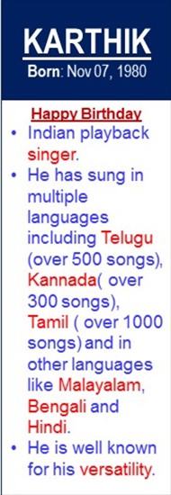 Karthik_Birth_Nov-07