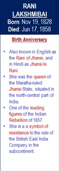 Rani_Lakshmibai_Birth_Nov-19