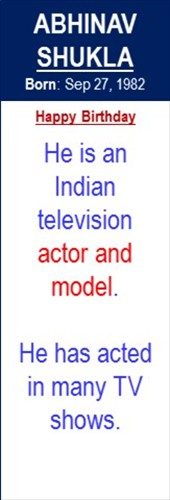 Abhinav_Shukla_Birth_Sep-27