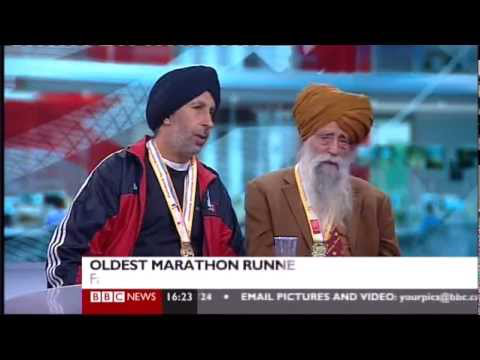 100 year old Marathon Man Fauja Singh