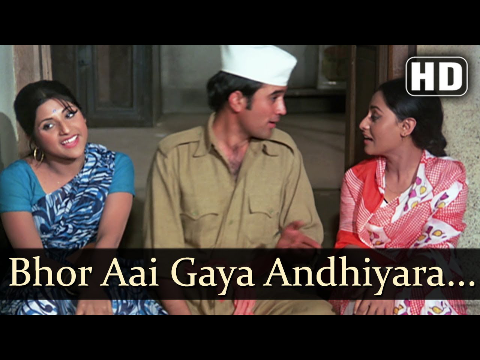 Bhor Aai Gaya Andhiyara - Bawarchi Songs - Rajesh Khanna - Jaya Bachchan - Manna Dey