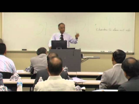 Ananda Chakrabarty, Ph.D at June 27th OHSL Indian Delegation Conference on Biotechnology