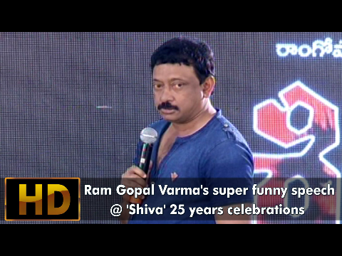 Ram Gopal Varma's Funny Speech At 'Shiva' Movie 25 years celebrations