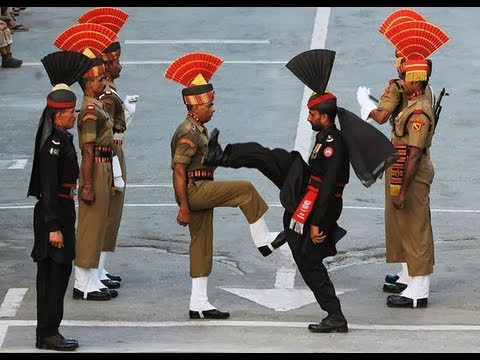 India and Pakistan Wagah Border Closing Ceremony