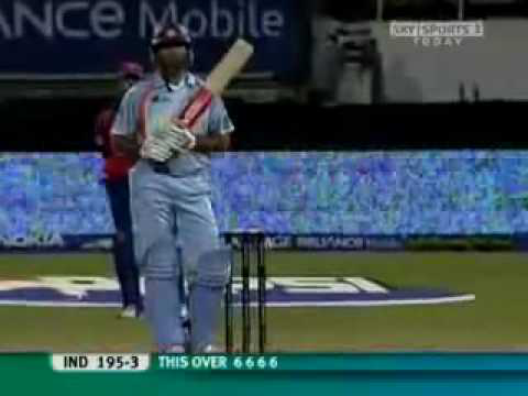 {VP} Yuvraj Singh 6 Sixes T20 World Cup