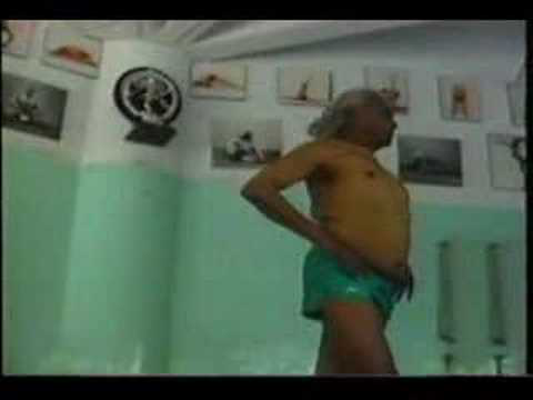 BKS Iyengar Practicing