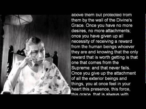 The Mother talks about Total Surrender