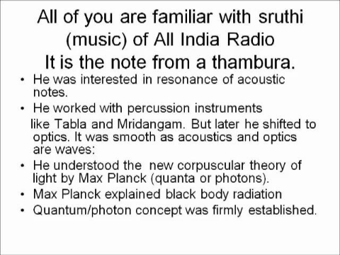 Sir C. V. Raman the Great Saga of Indian Science