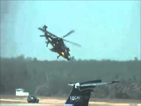 Aero India 2011 - HAL LCH Light combat helicopter performance display - part 2
