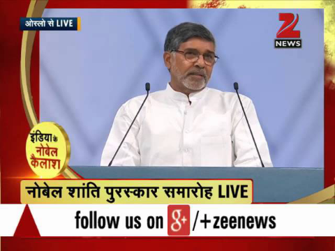Kailash Satyarthi, Malala Yousafzai awarded with Nobel Peace Prize