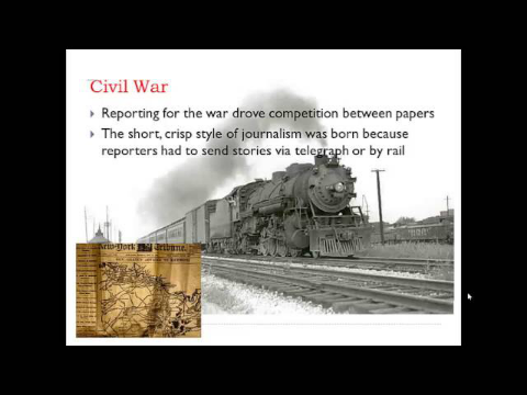 History of Journalism